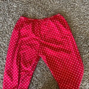 Calvin Klein Red Pajama Pants